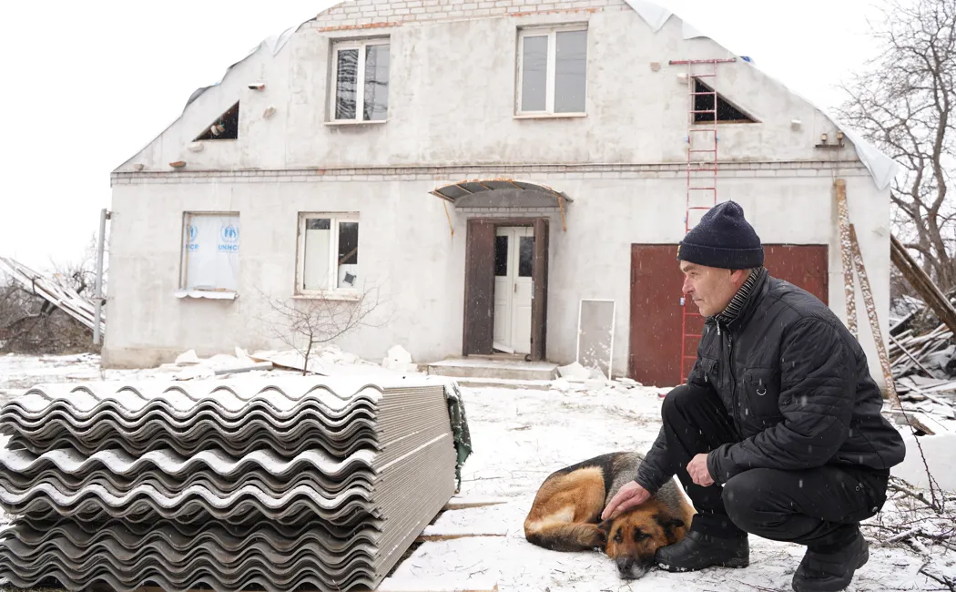Ukraine. High Commissioner Visits War Affected Families In Kryvyi Rih