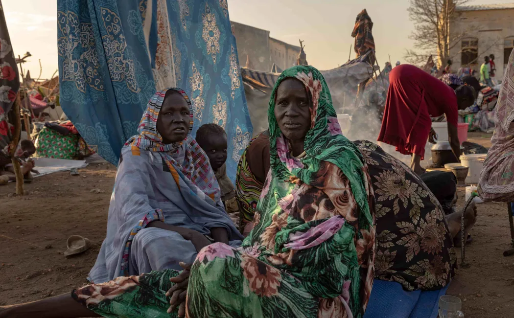 South Sudan_New-Arrivals-Outside-Renk-Transit-Centre