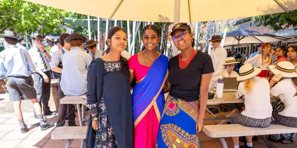 Members of the school community came together on Multicultural Day to raise money for those forced to flee.