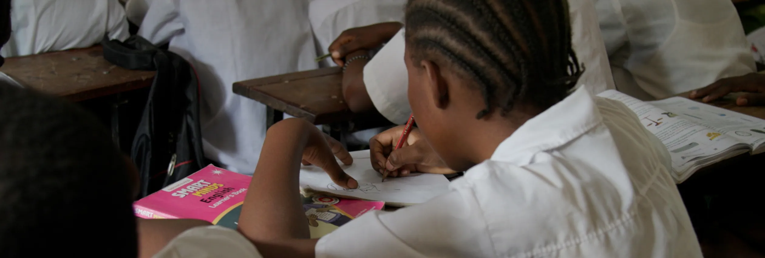 Kenya. School children in Kakuma Refugee camp