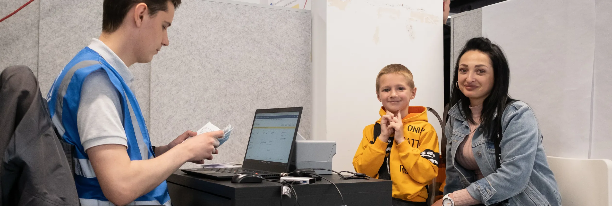 Poland_Refugees From Ukraine At UNHCR’S Cash Enrollment Centre