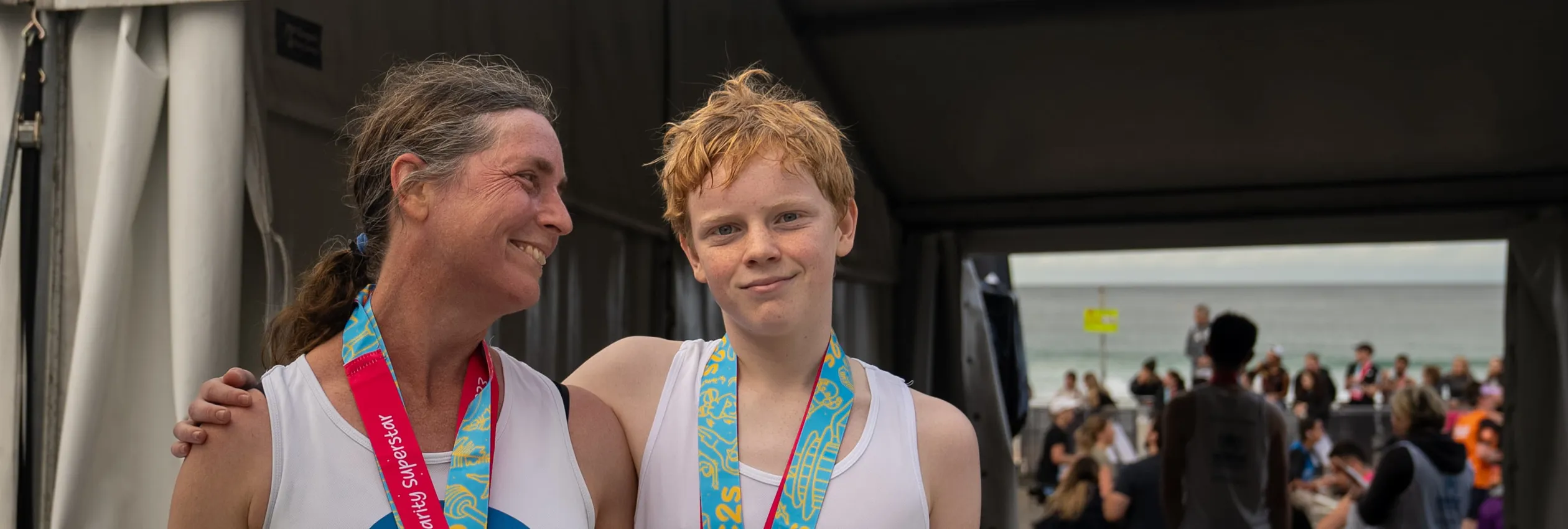 Australia. City2surf 2023 Angela and Sam